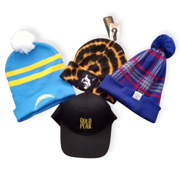 Colorful Beanie and Cap Bundle NWT & NWOT - Picture 1 of 11